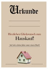 Hauskauf Urkunde