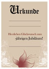 Jubilaeum Urkunde